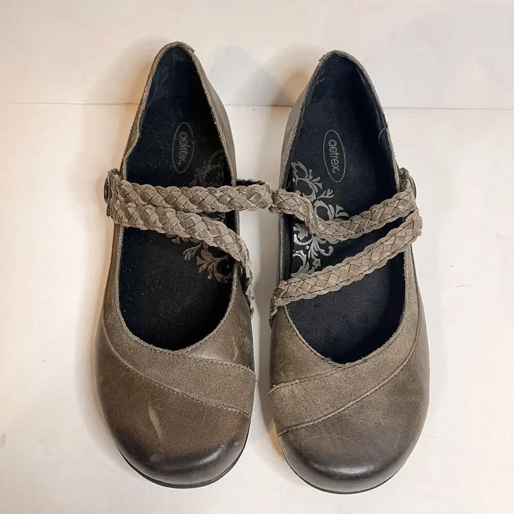 Aetrex‎ Ada Mary Jane Flats Size 39